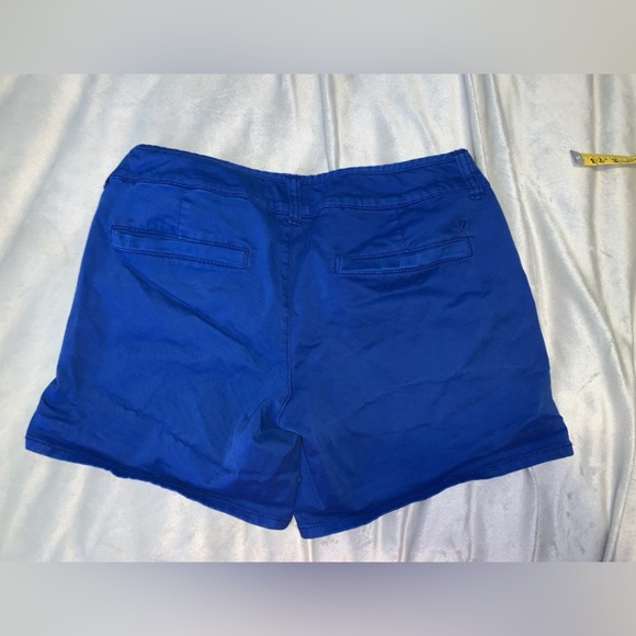 American eagle cobalt Blue Women's midi stretch Shorts size 6 - Picture 2 of 5